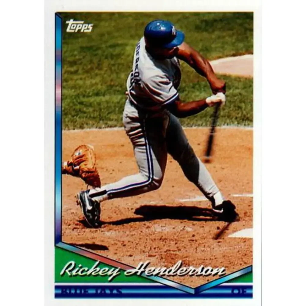 1994 Topps Rickey Henderson # 248 Toronto Blue Jays